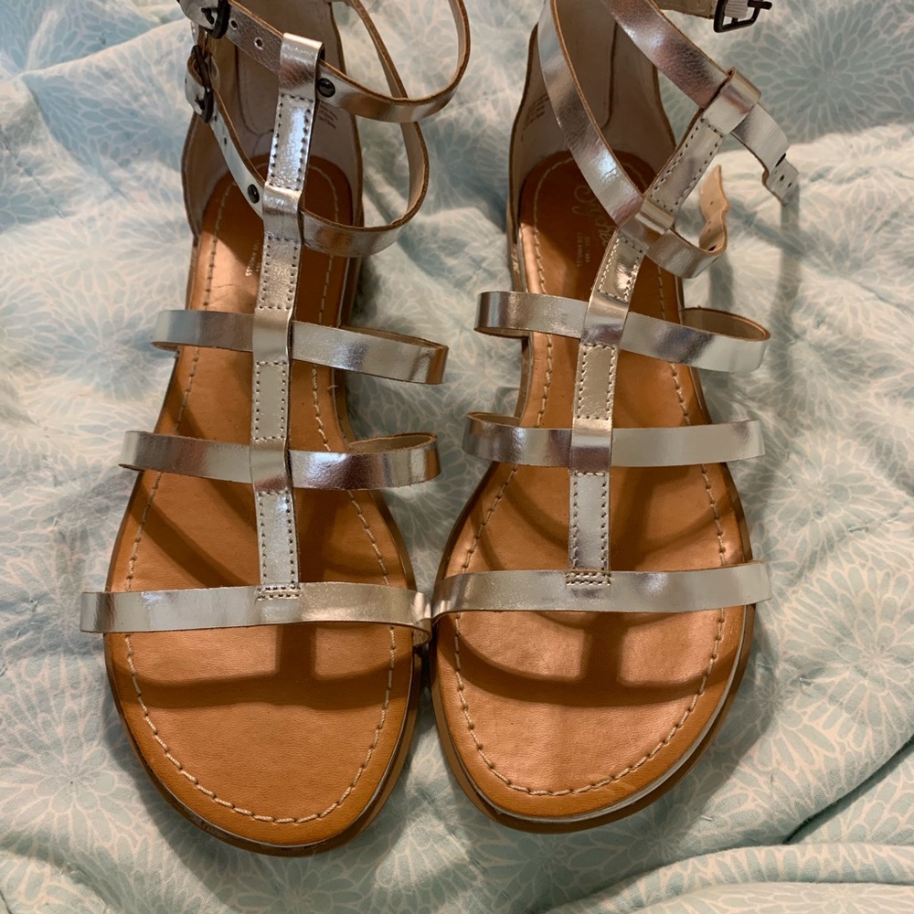 🌸 SPRING Seychelles Metallic Gladiator Sandals
